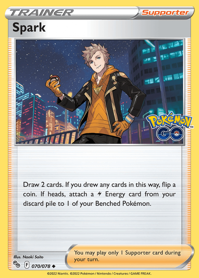 070/078 Spark - Pokemon GO - Volution Cards and Collectables