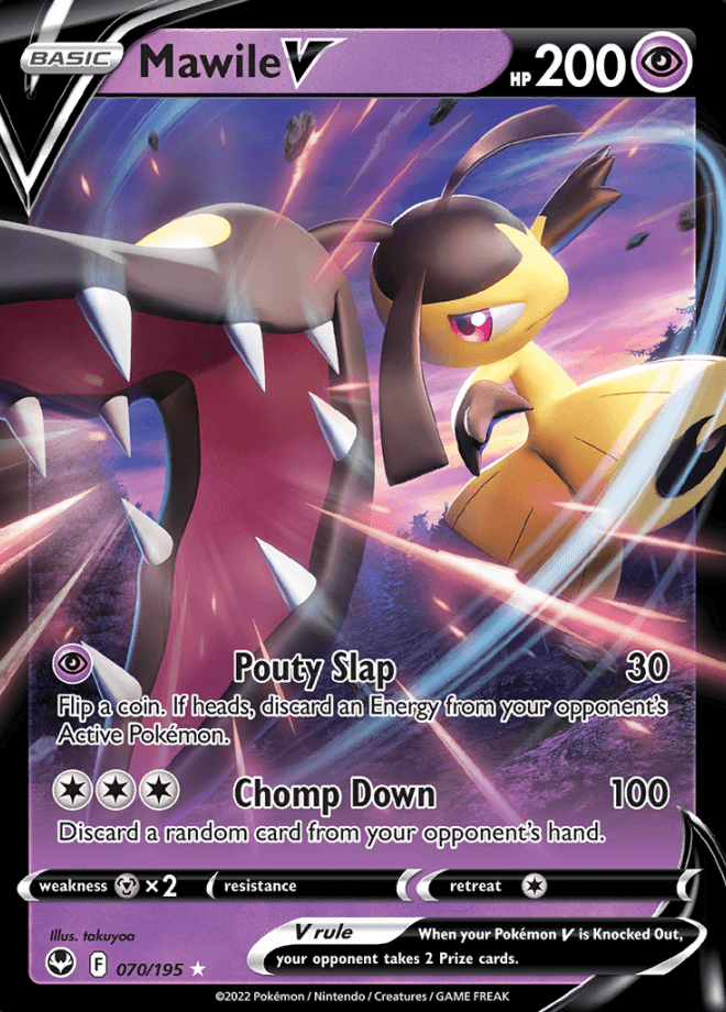 070/195 Mawile V - Silver Tempest - Volution Cards and Collectables