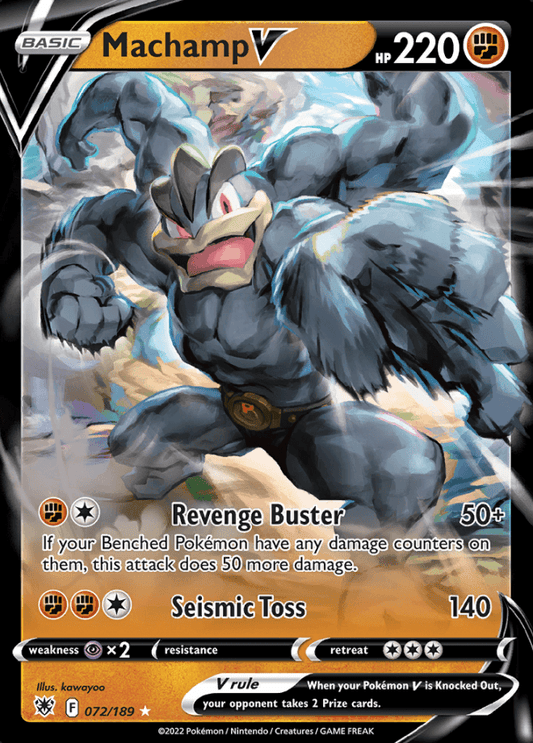 072/189 Machamp V - Astral Radiance - Volution Cards and Collectables