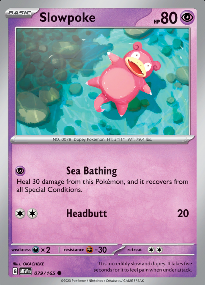 079/165 - Slowpoke - Pokemon 151