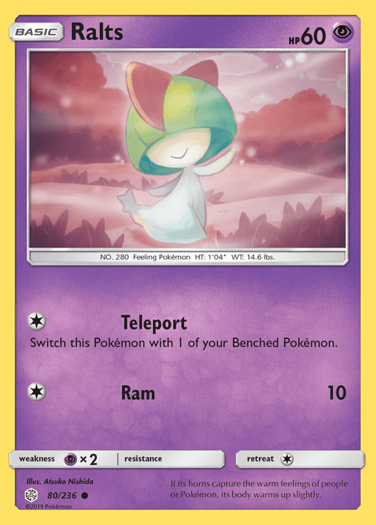 080/236 Ralts - Cosmic Eclipse - Volution Cards and Collectables