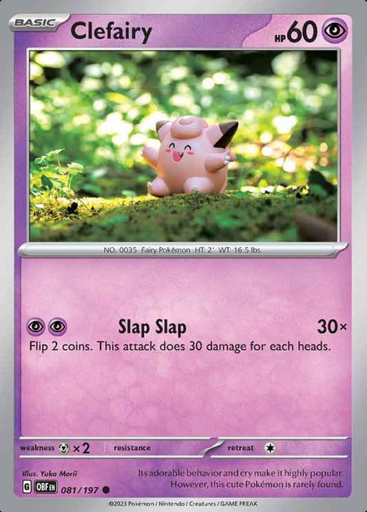 081/197 - Clefairy - Obsidian Flames