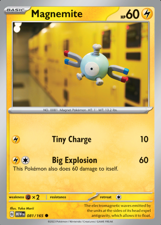 081/165 - Magnemite - Pokemon 151