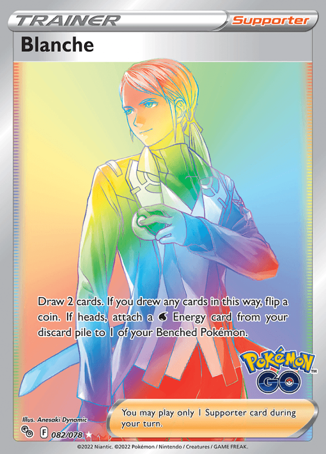 082/078 Blanche Rainbow Rare - Pokemon GO - Volution Cards and Collectables