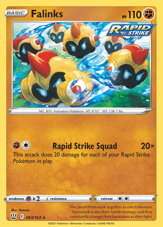 083/163 Falinks - Battle Styles - Volution Cards and Collectables