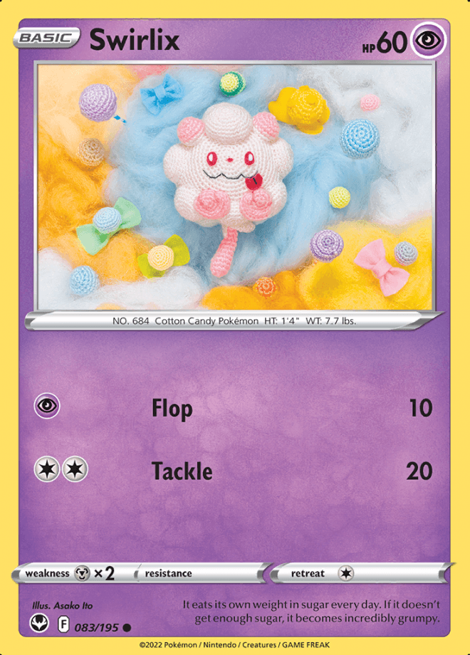 083/195 Swirlix - Silver Tempest - Volution Cards and Collectables