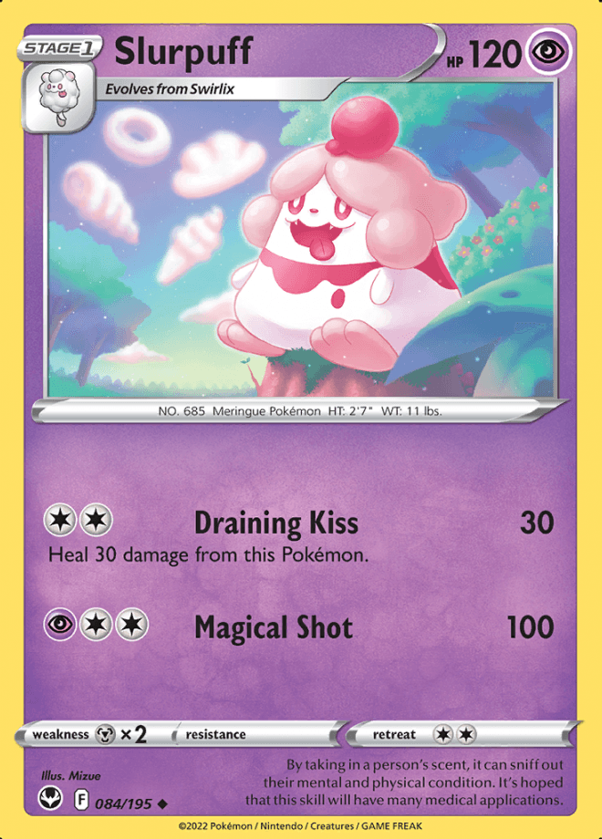 084/195 Slurpuff - Silver Tempest - Volution Cards and Collectables