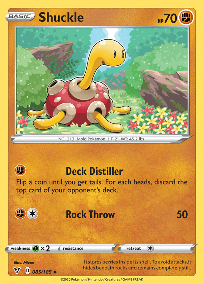 085/185 Shuckle - Vivid Voltage - Volution Cards and Collectables