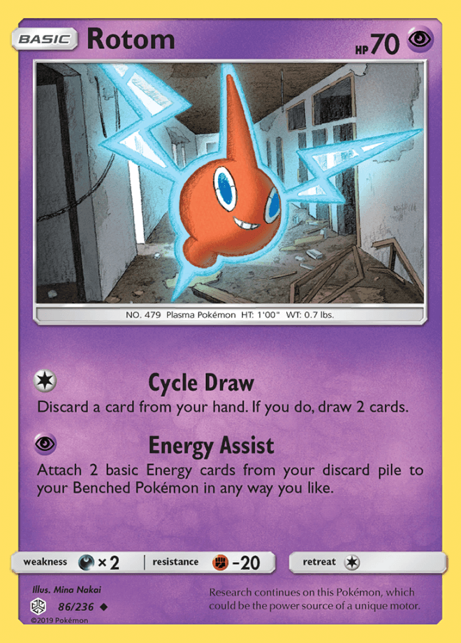 086/236 Rotom - Cosmic Eclipse - Volution Cards and Collectables