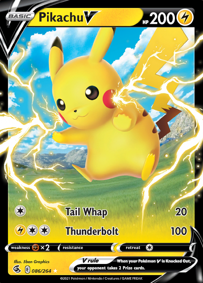 086/264 Pikachu V - Fusion Strike