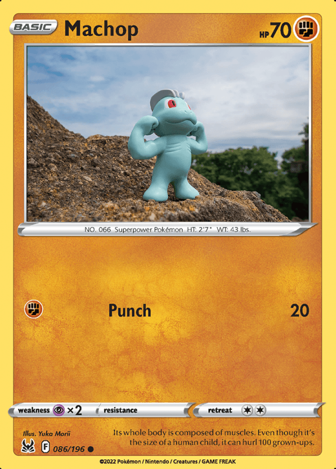 086/196 Machop - Lost Origin - Volution Cards and Collectables