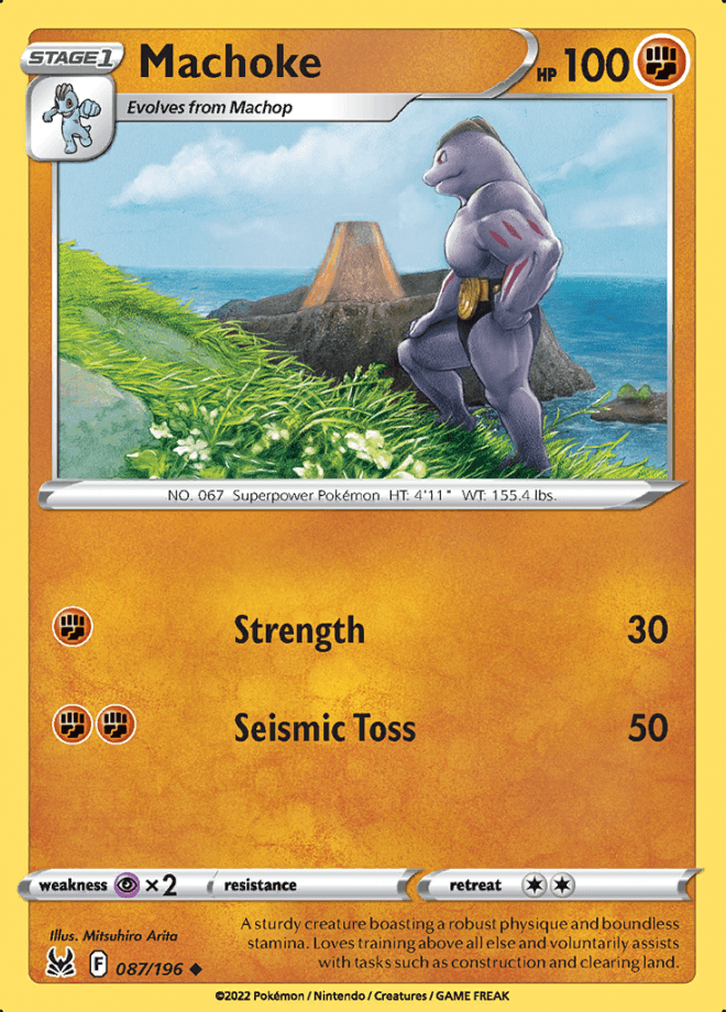 087/196 Machoke - Lost Origin - Volution Cards and Collectables