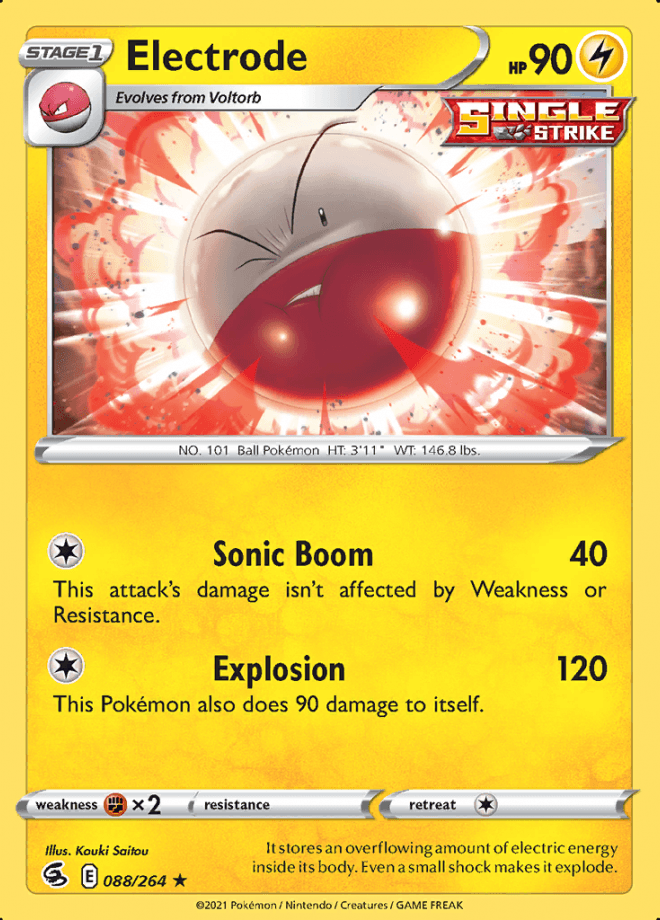 088/264 Electrode - Fusion Strike - Volution Cards and Collectables