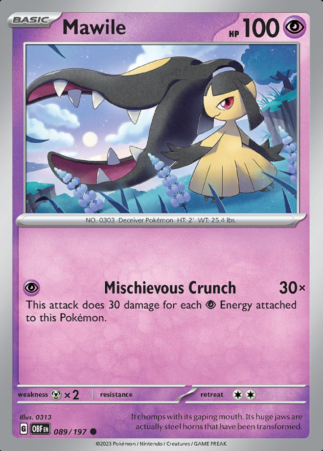 089/197 - Mawile - Obsidian Flames