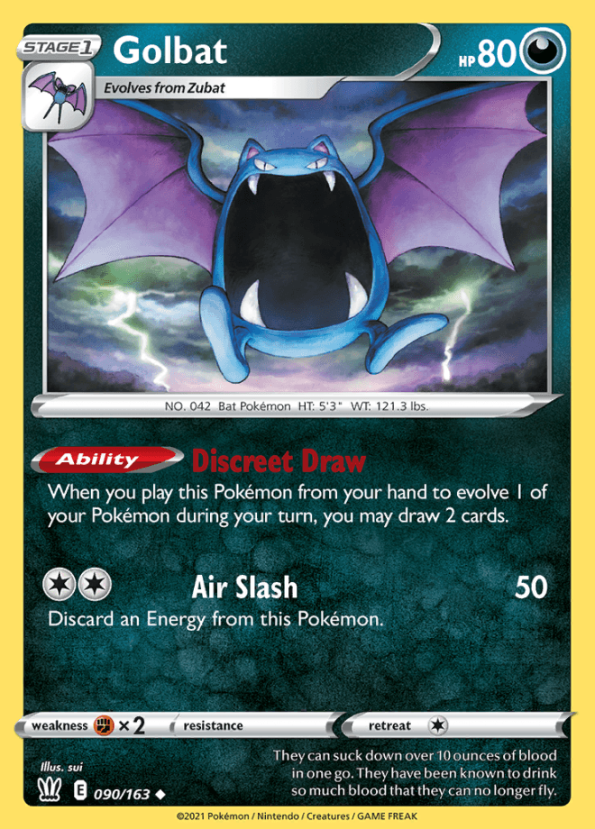 090/163 Golbat - Battle Styles - Volution Cards and Collectables