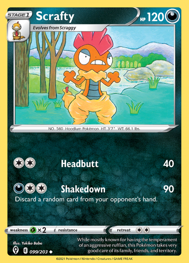 099/203 Scrafty - Evolving Skies