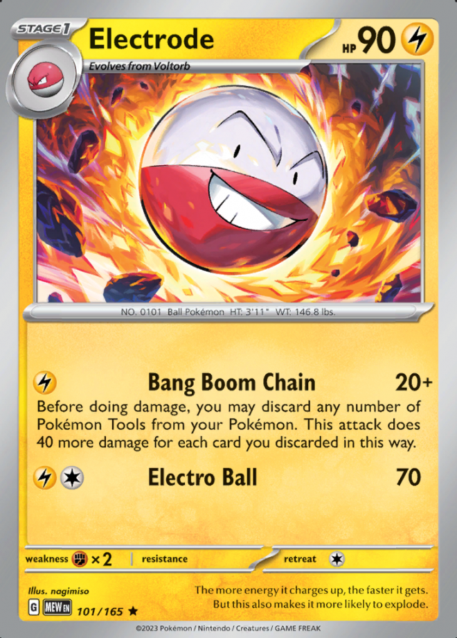 101/165 - Electrode - Pokemon 151