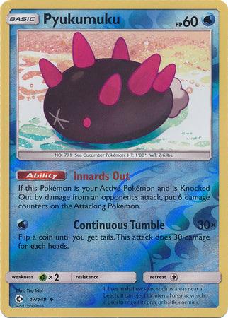 047/149 Pyukumuku RH - Sun & Moon Base Set - Volution Cards and Collectables