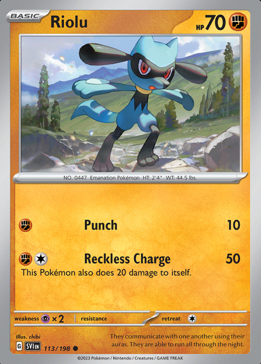 113/198 Riolu - S&V Base