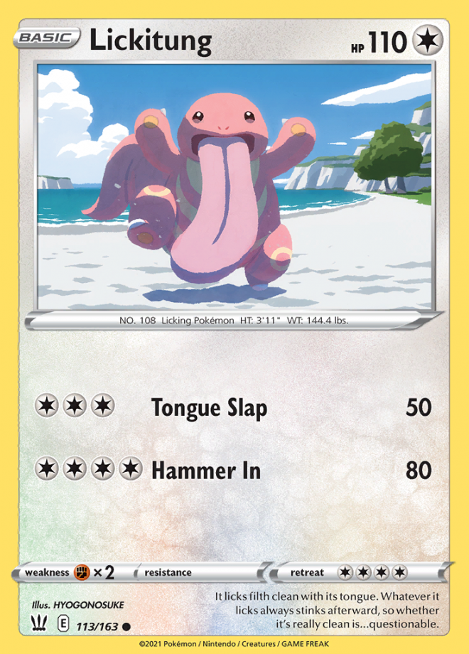 113/163 Lickitung - Battle Styles