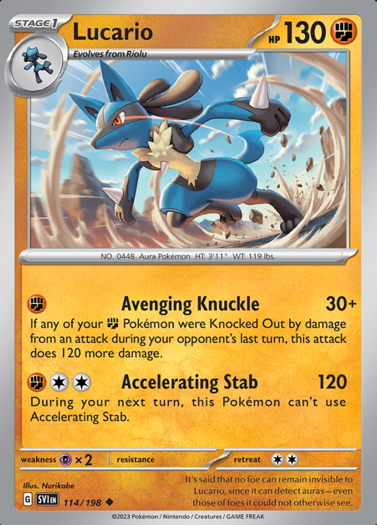 114/198 Lucario - S&V Base