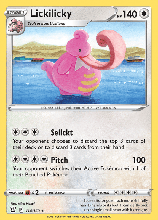 114/163 Lickilicky - Battle Styles - Volution Cards and Collectables