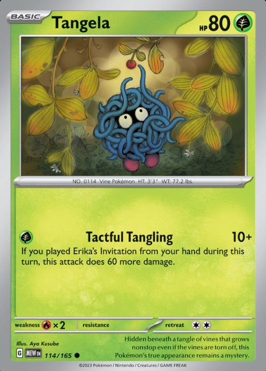 114/165 - Tangela - Pokemon 151