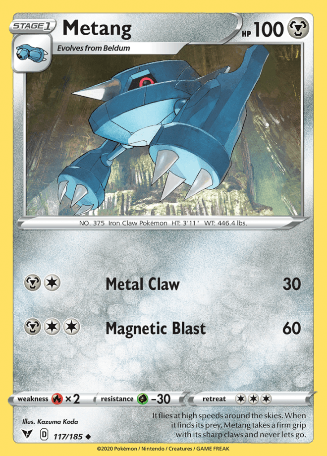 117/185 Metang - Vivid Voltage - Volution Cards and Collectables