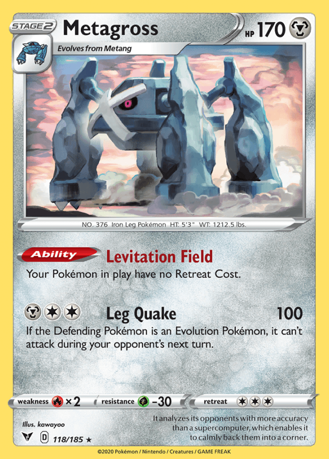 118/185 Metagross - Vivid Voltage - Volution Cards and Collectables