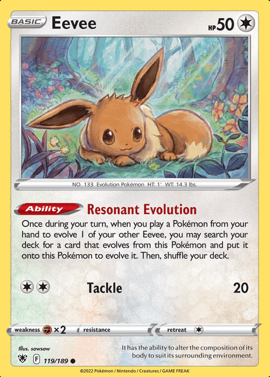 119/189 Eevee - Astral Radiance - Volution Cards and Collectables