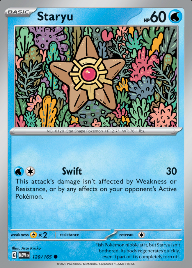 120/165 - Staryu - Pokemon 151