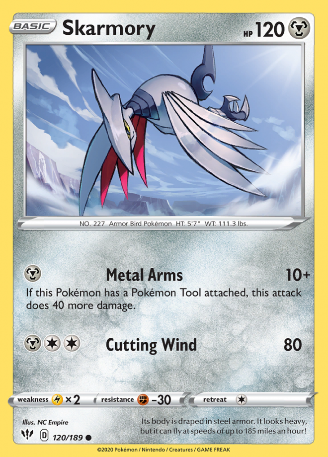 120/189 Skarmory - Darkness Ablaze