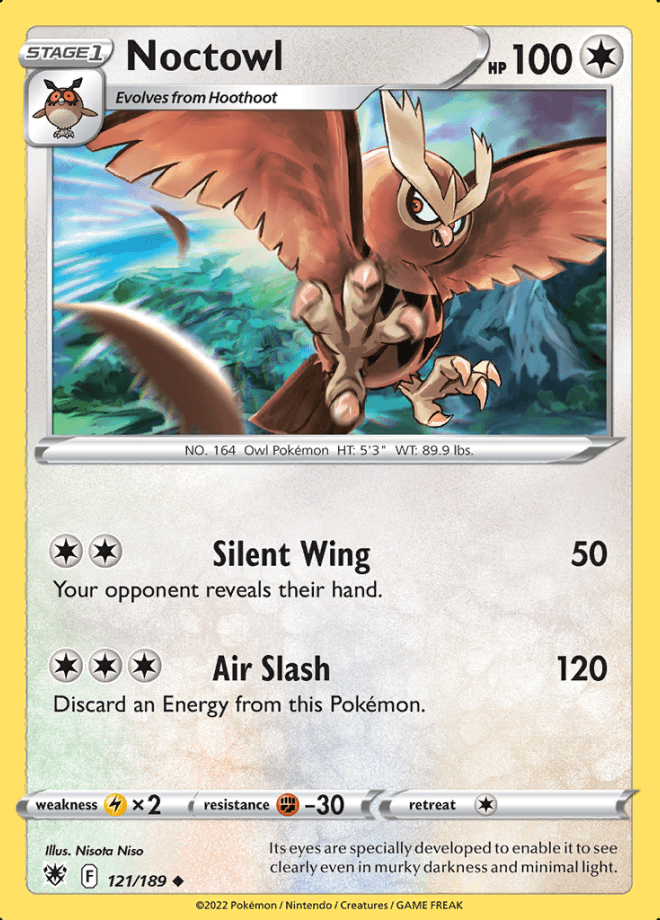 121/189 Noctowl - Astral Radiance - Volution Cards and Collectables