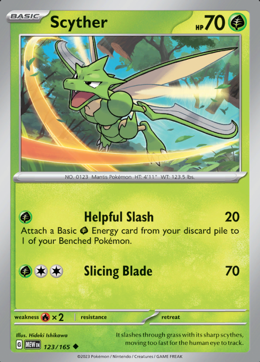 123/165 - Scyther - Pokemon 151