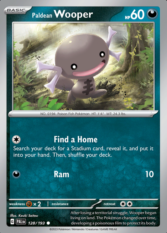 128/193 - Paldean Wooper - Paldea Evolved