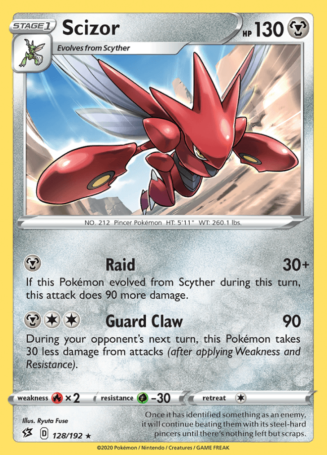 012/192 Scizor - Rebel Clash - Volution Cards and Collectables