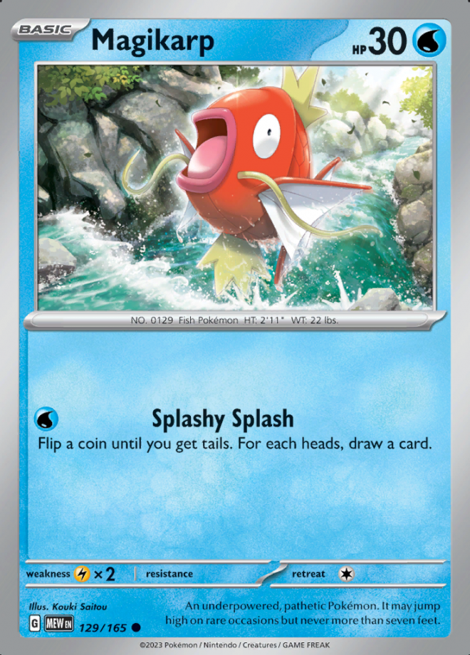 129/165 - Magikarp - Pokemon 151