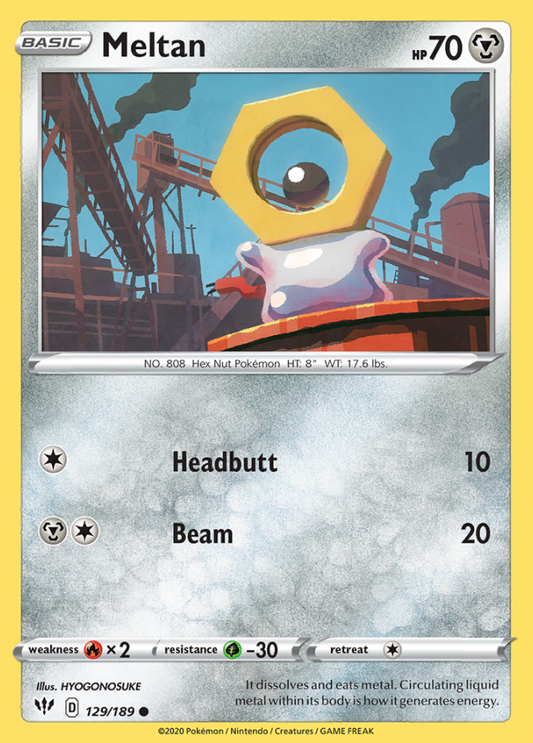 129/189 Meltan - Darkness Ablaze