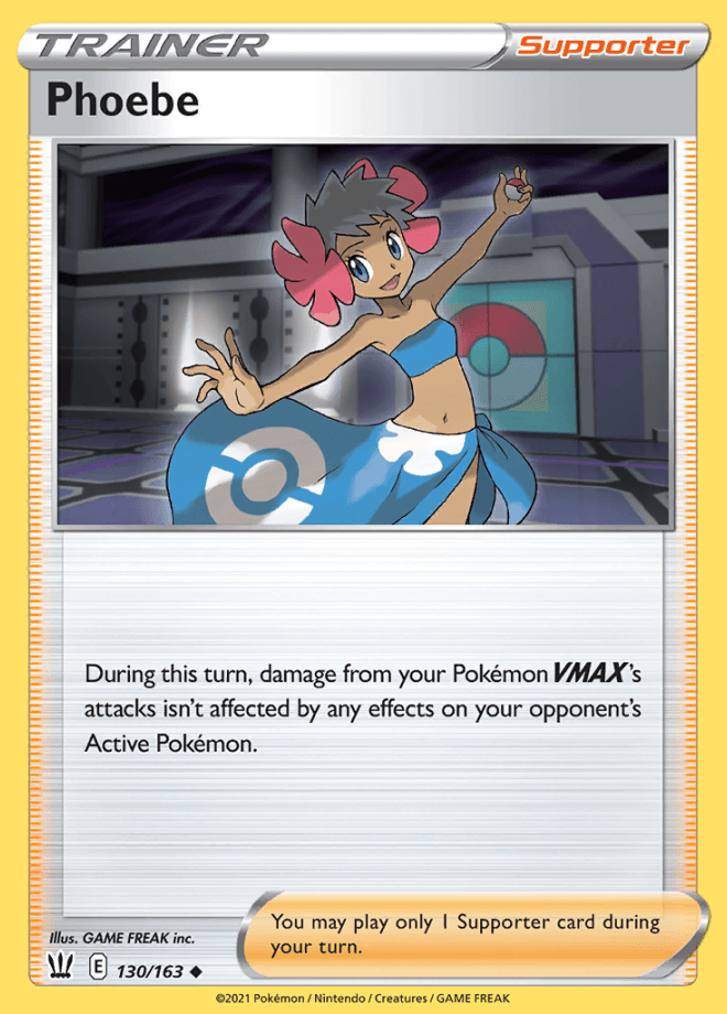 130/163 Phoebe - Battle Styles - Volution Cards and Collectables