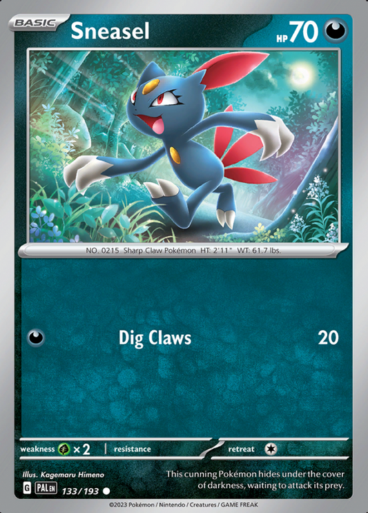 133/193 - Sneasel - Paldea Evolved