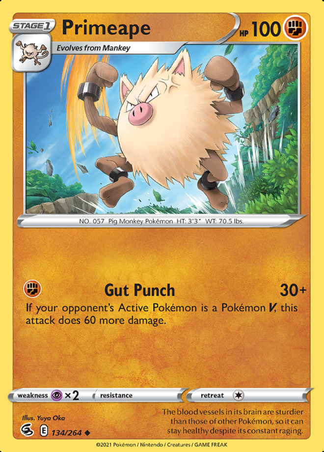 134/264 Primeape - Fusion Strike