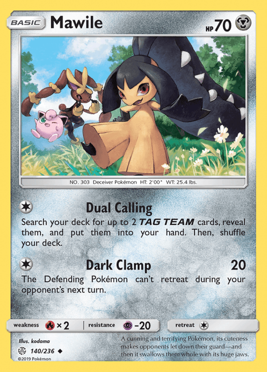 140/236 Mawile - Cosmic Eclipse - Volution Cards and Collectables