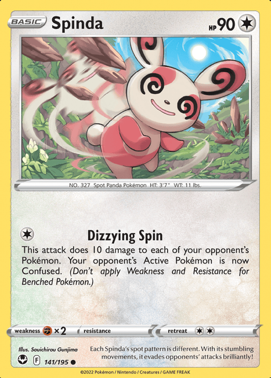 141/195 Spinda - Silver Tempest - Volution Cards and Collectables