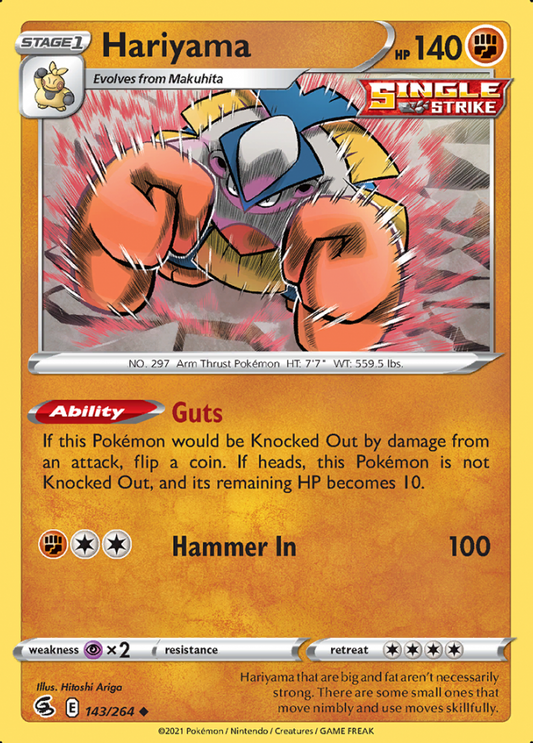 143/264 Hariyama - Fusion Strike