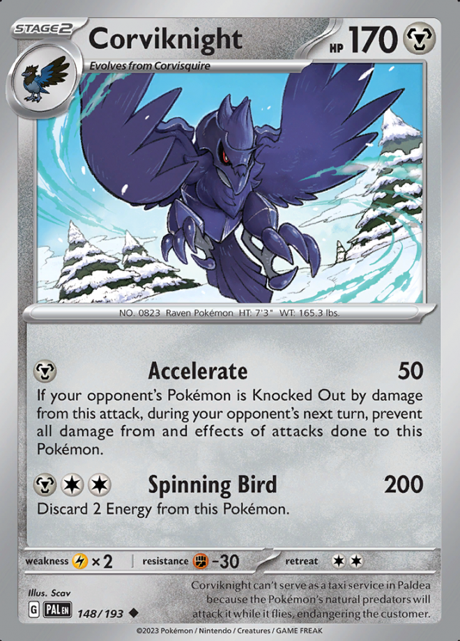 148/193 - Corviknight - Paldea Evolved