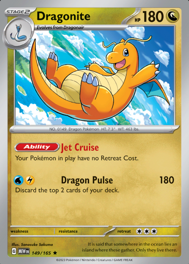 149/165 - Dragonite - Pokemon 151