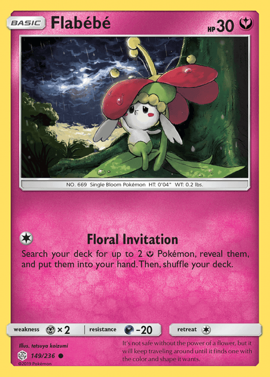 149/236 Flabebe - Cosmic Eclipse - Volution Cards and Collectables