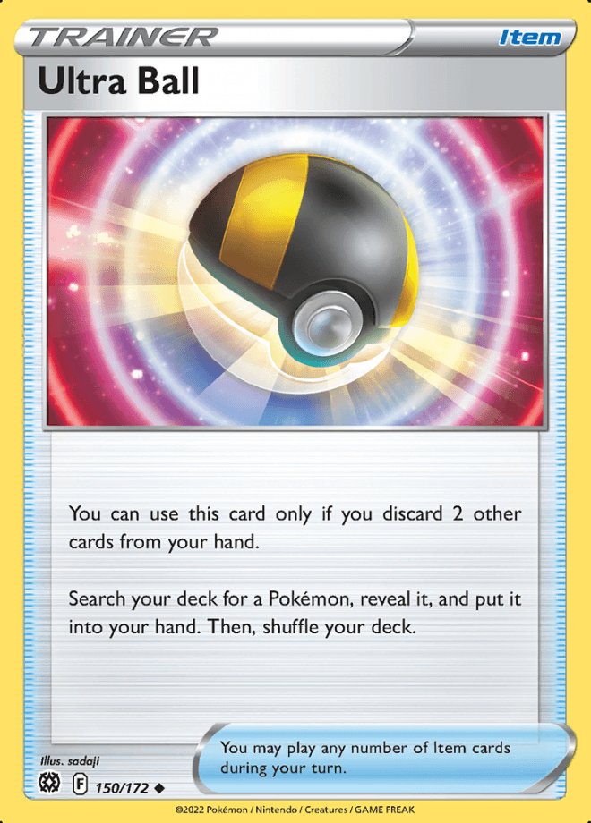 150/172 Ultra Ball - Brilliant Stars - Volution Cards and Collectables