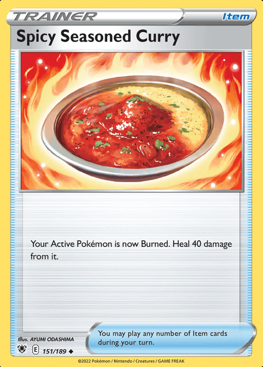 151/189 Spicy Seasoned Curry - Astral Radiance - Volution Cards and Collectables