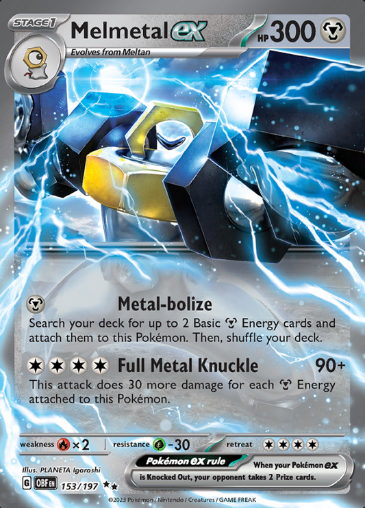 153/197 - Melmetal ex - Obsidian Flames